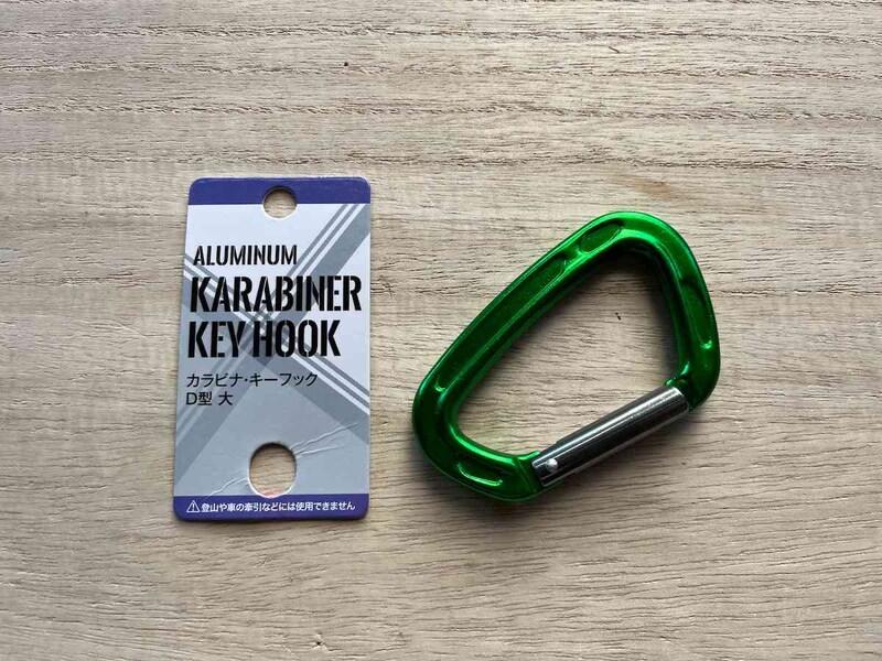 セリアの「カラビナ キーフック」