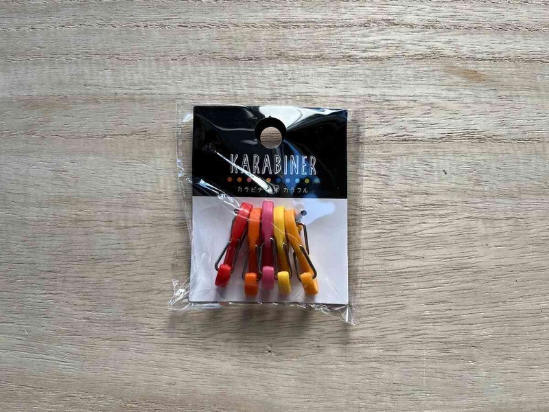 セリアの「カラビナ S字 5P」