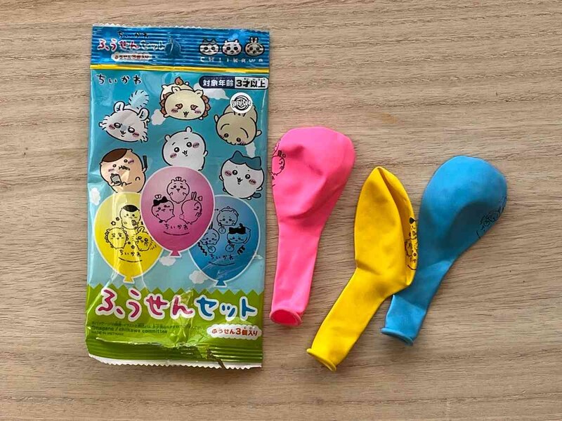セリアの「ちいかわ　ふうせんセット」