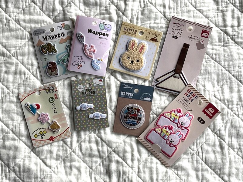 セリアのワッペンはかわいくてコスパもよい