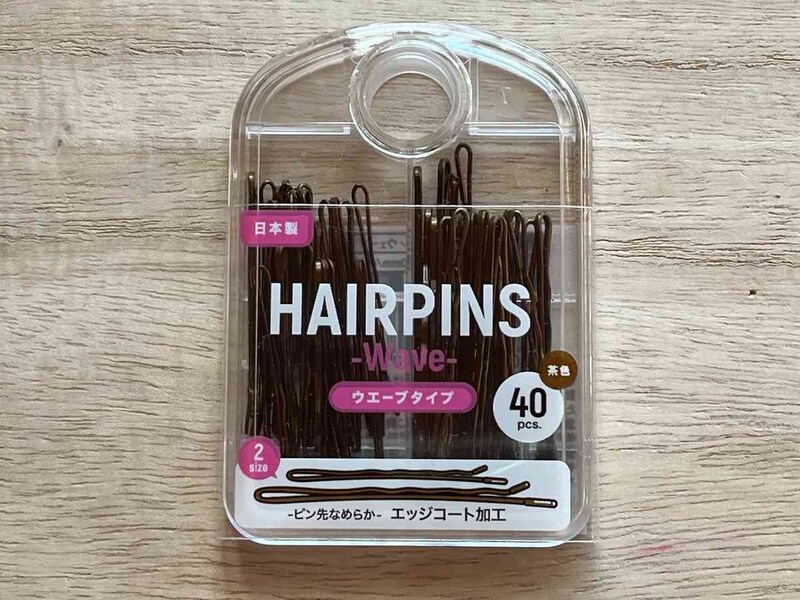 セリアの「ヘアピン ウエーブタイプ」