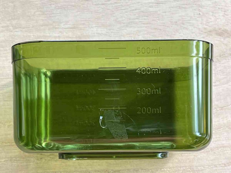 計量容器には目盛りつき