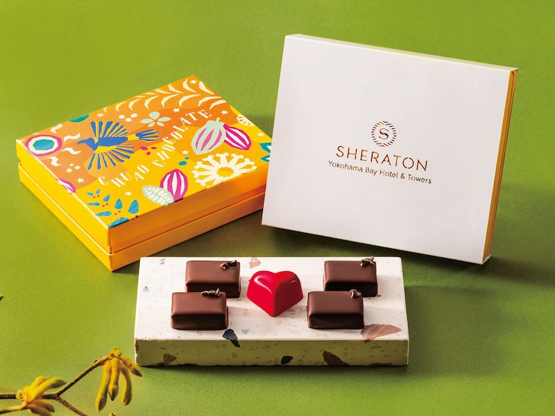 横浜ベイシェラトン ホテル&タワーズ「チョコレートボックス バレンタインバージョン BÉSAME MUCHO(ベサメムーチョ)(税込3200円)」(提供画像)