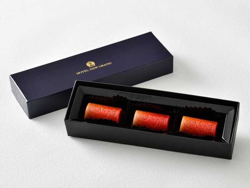 ホテルニューグランド「チョコレート ヨコハマ(3個入、税込2160円)」※ノンアルコール(提供画像)