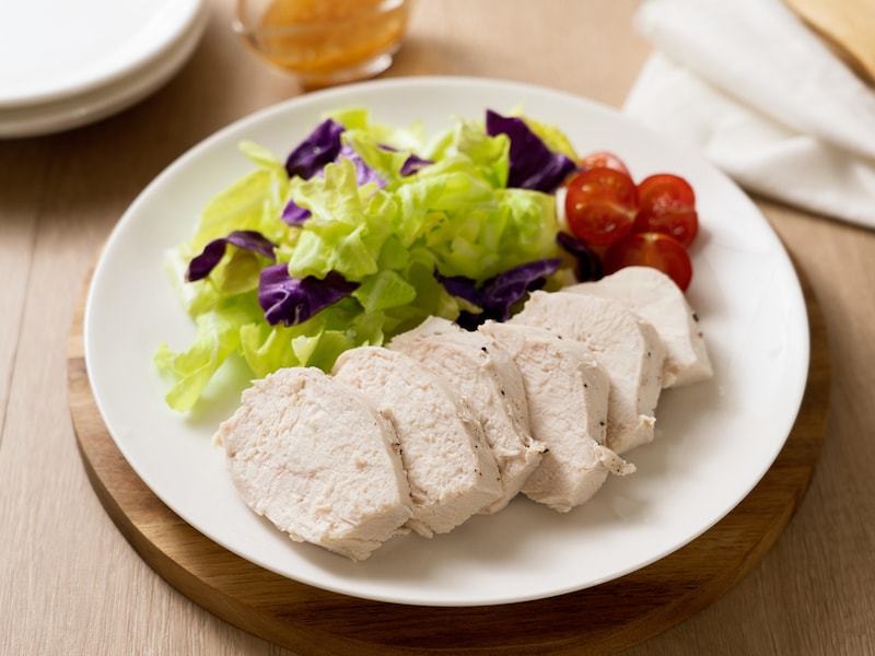 たんぱく質と野菜を中心に組み合わせるのが理想