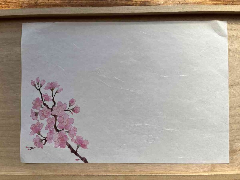 セリアの「伊予和紙高級テーブルマット」