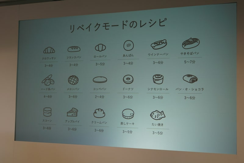 リベイクモードのレシピ（筆者撮影）