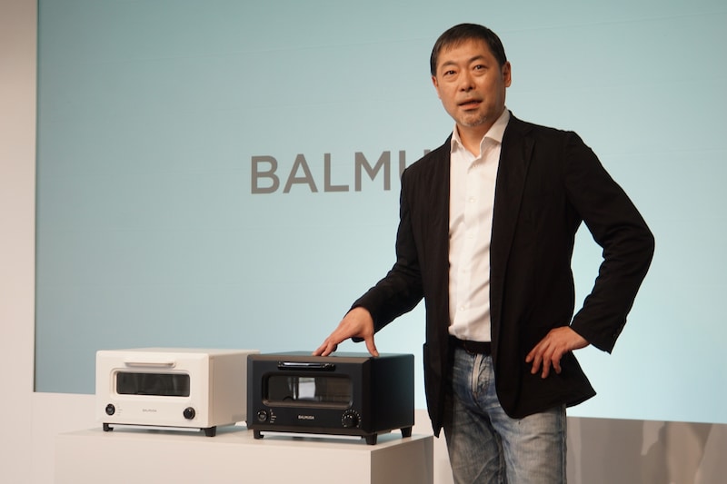 バルミューダ代表取締役社長の寺尾玄氏（筆者撮影）