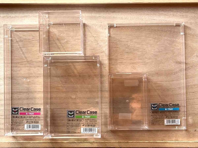 セリアの「クリアケース」は110円(税込)で機能的