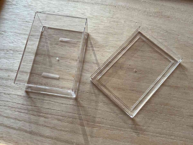 セリアの「クリアケース ミニ」はフタ付き