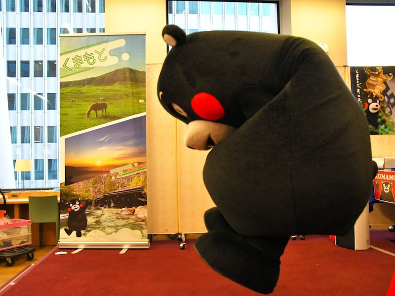 「熊本マルシェ」=1月25日、東京都新宿区