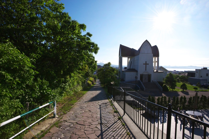 チャチャ登りと聖ヨハネ教会