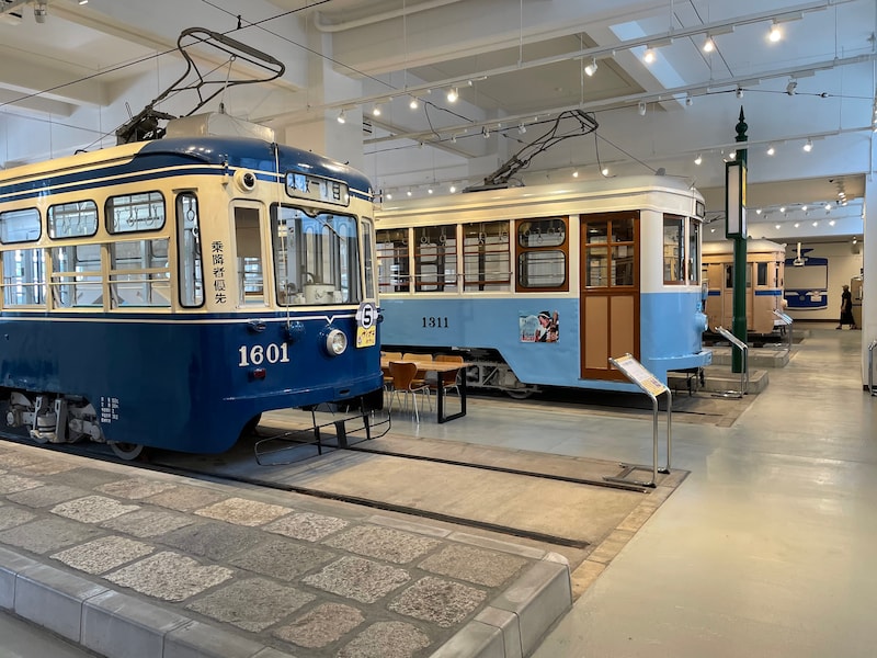 横浜市電保存館の保存車両は、どれも実物