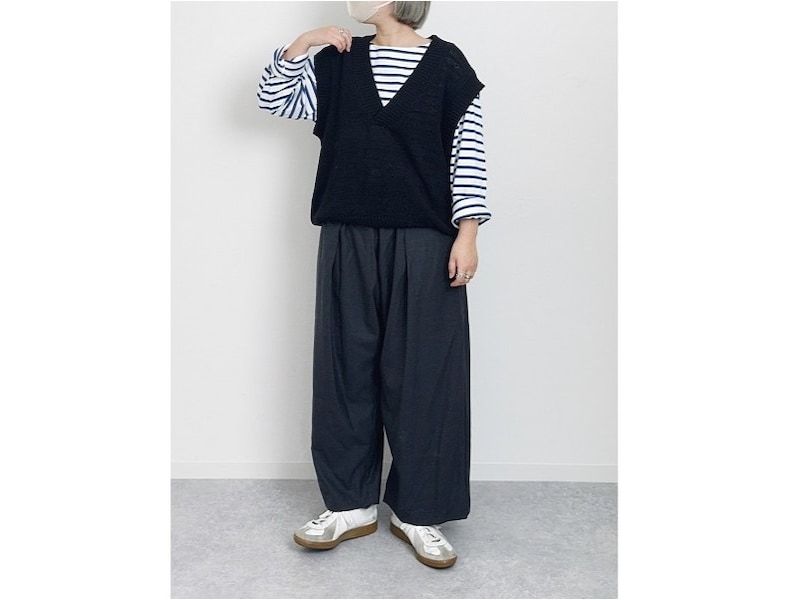 春に大活躍してくれるボーダーカットソーは無印良品の鉄板アイテム　出典：WEAR