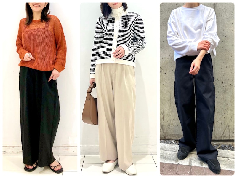 トレンドを取り入れるには、トップスから取り入れるのが気分も変わって新鮮です