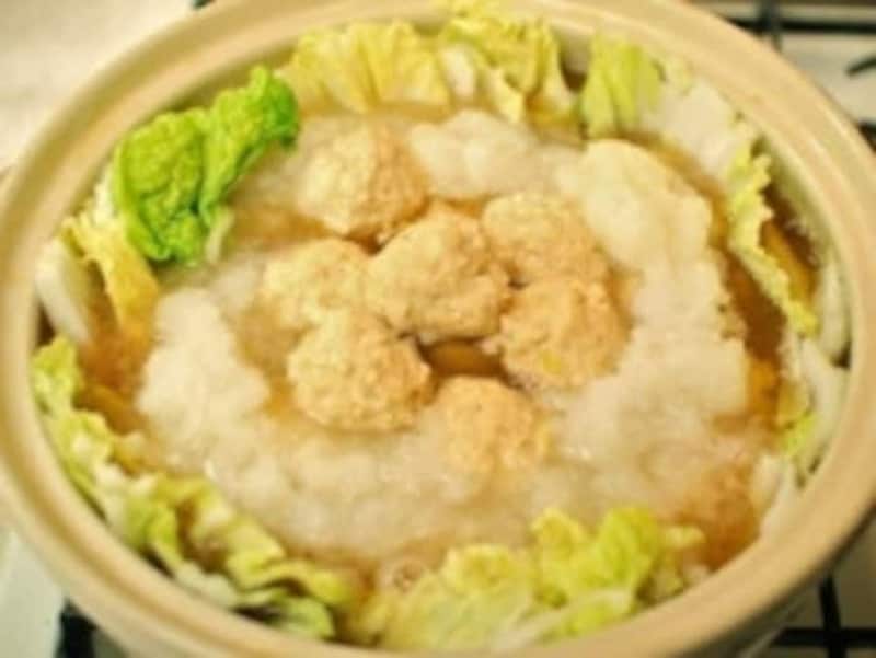 豆腐鶏団子のみぞれ鍋！白菜と大根おろしでヘルシーに美味しい鍋料理