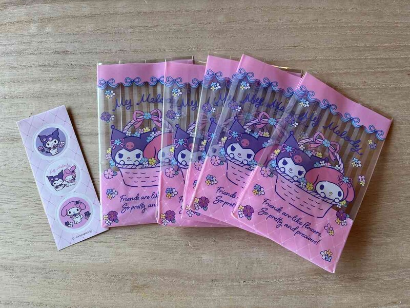 ダイソーの「クリアガゼットバッグ（マイメロディ）」は食品を直接入れられる