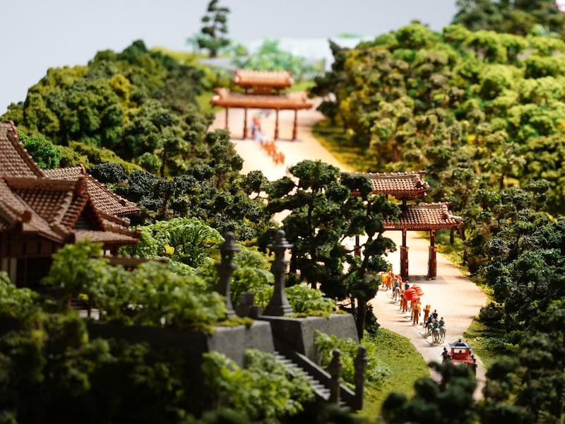 琉球王朝をミニチュアで表現（Little Universe OKINAWA）