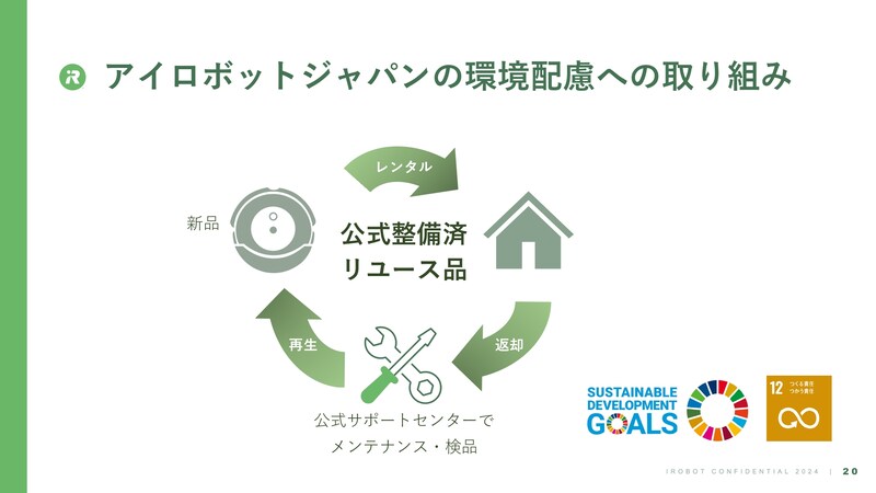 ロボスマは新品もしくは公式整備済みリユース品を提供する仕組みになっています