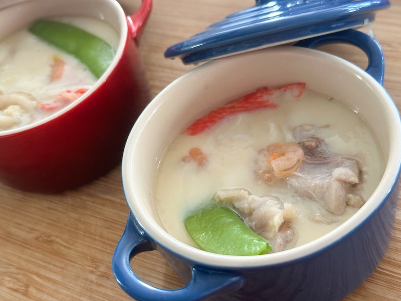 電子レンジで作った茶碗蒸し