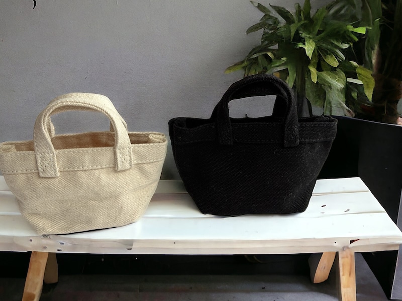 無印良品　ミニ　帆布トートバッグ