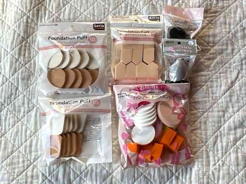 セリアのメイクスポンジは110円(税込)でコスパ抜群