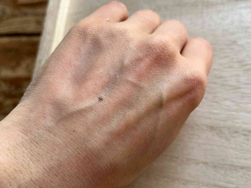 パウダーファンデーションをつけていない状態