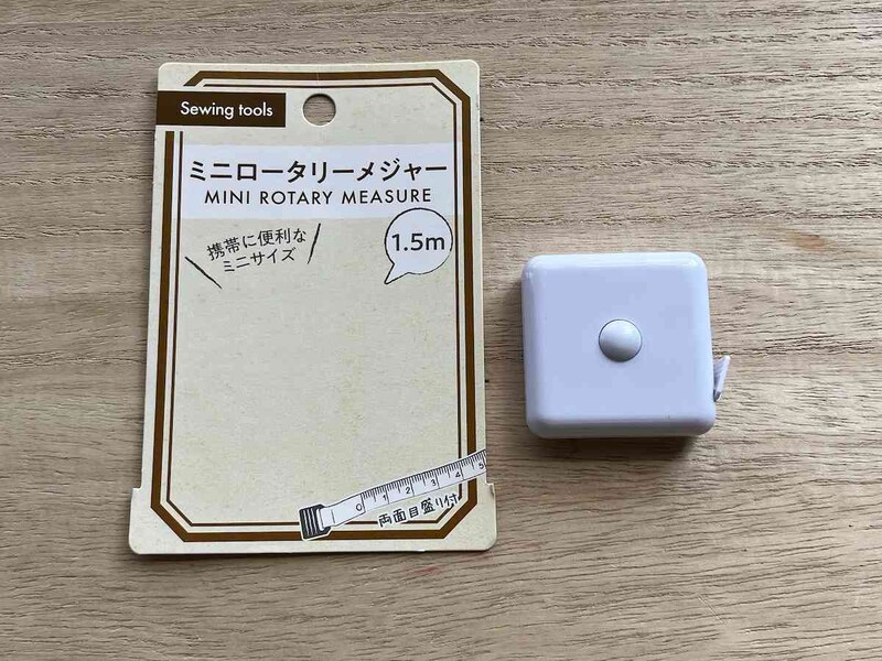 セリアの「ミニロータリーメジャー」
