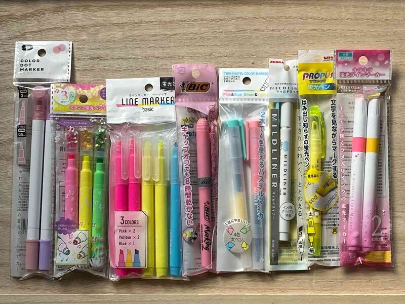 セリアの蛍光ペンは110円(税込)でお得