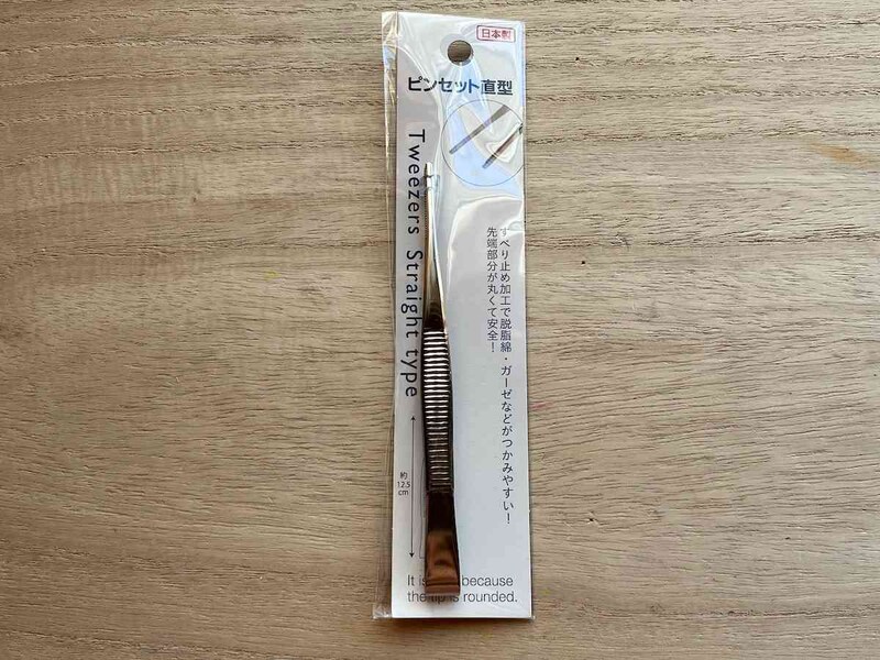 セリアの「ピンセット直型」
