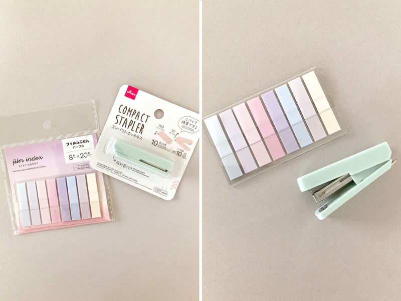 くすみカラーがかわいい！ダイソーの文房具