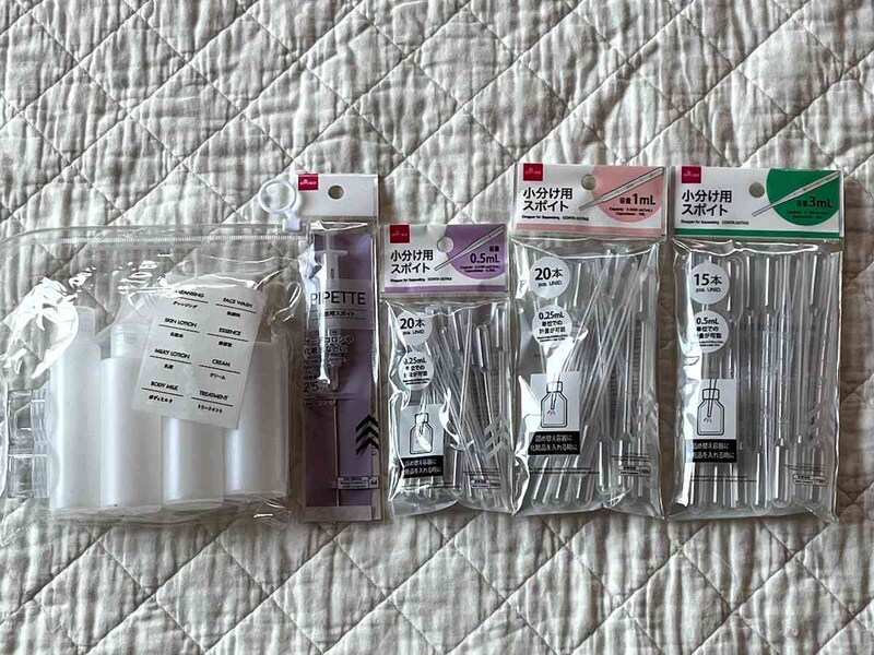ダイソーのスポイトは隠れた便利商品でおすすめ