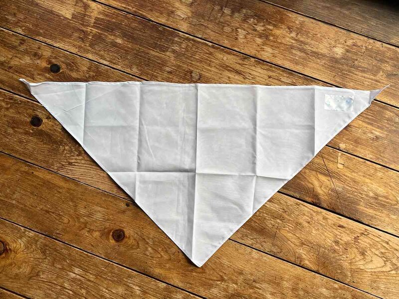 ダイソーの「三角巾 学校給食用」は大人でも使える