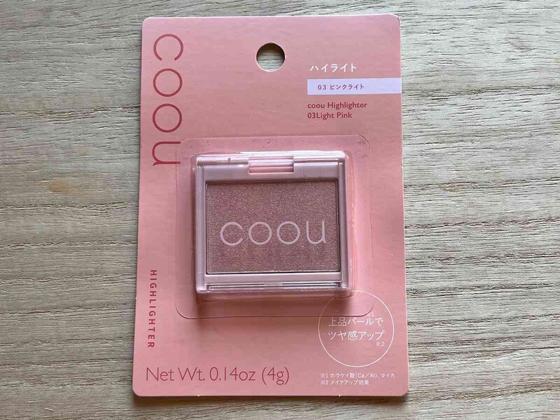 ダイソーの「コーウ ハイライト 03ピンクライト」