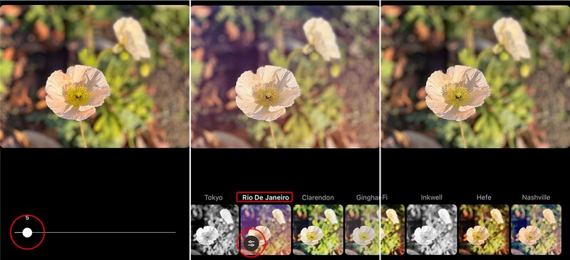 インスタで写真加工