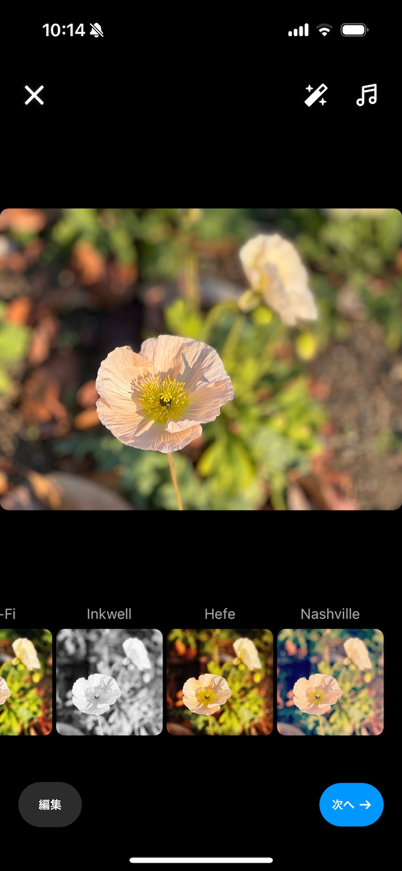 さまざまなインスタのフィルター
