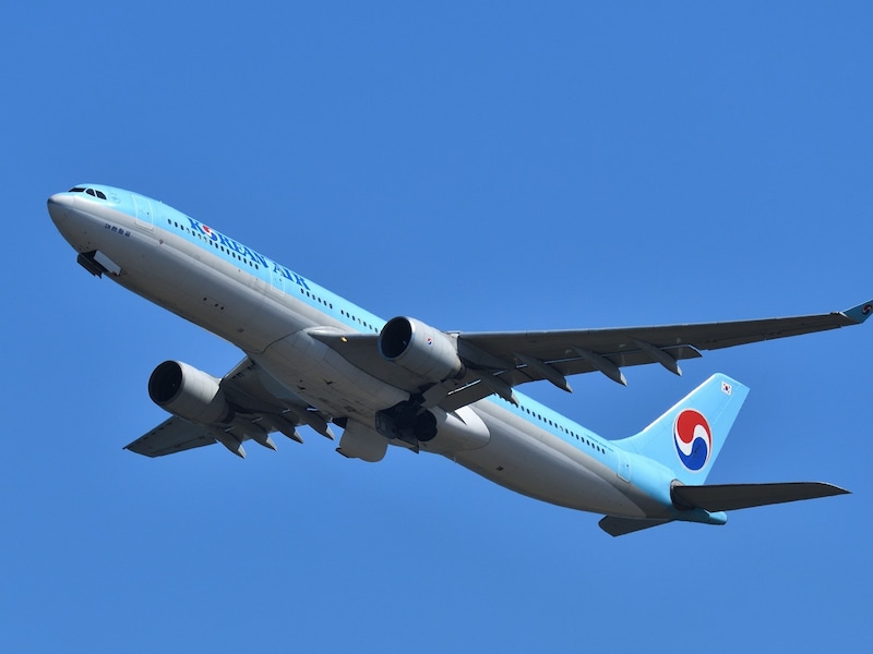 大韓航空機