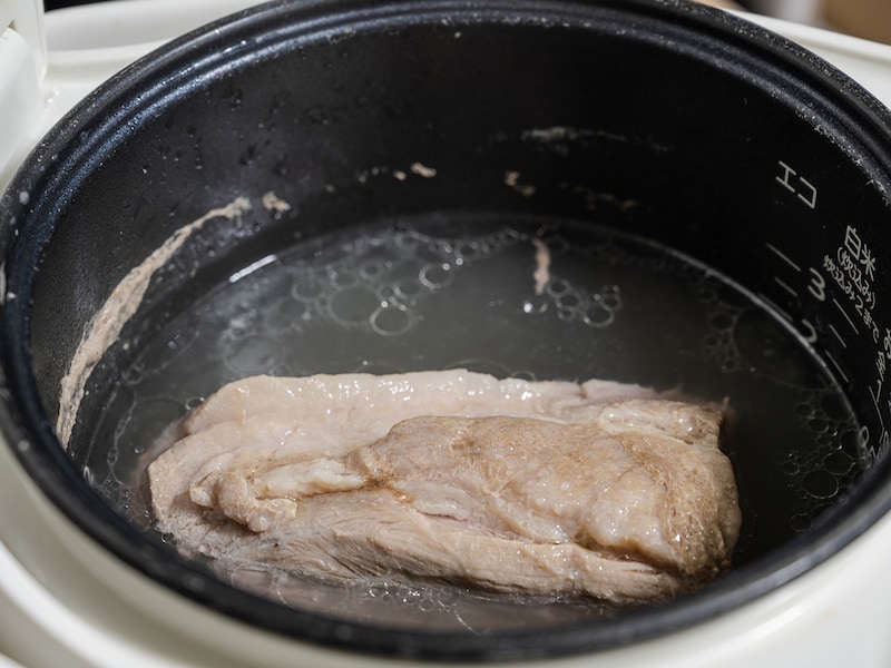 非対応の機種でおかず調理をしてはいけません