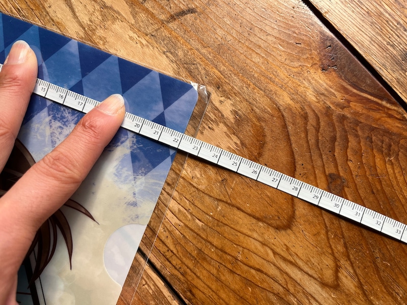 A4サイズのクリアファイル