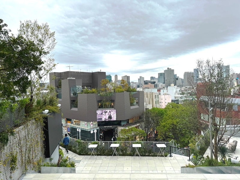 屋上テラスからの眺め