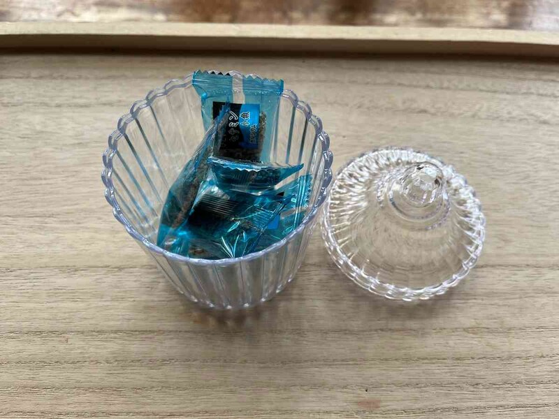 セリアの「綿棒ケース」はお菓子入れとして使うのもおすすめ