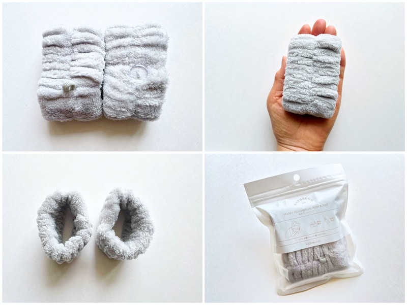 3COINSの「吸水アームバンド」