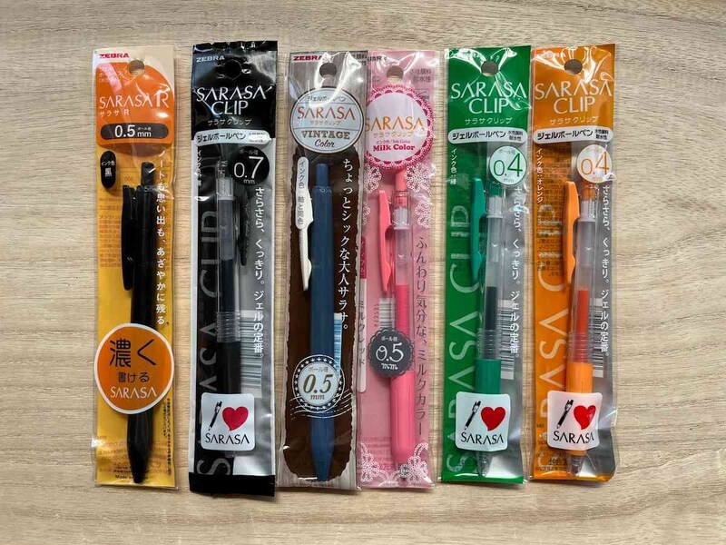 セリアで買える「ゼブラ サラサ」シリーズ