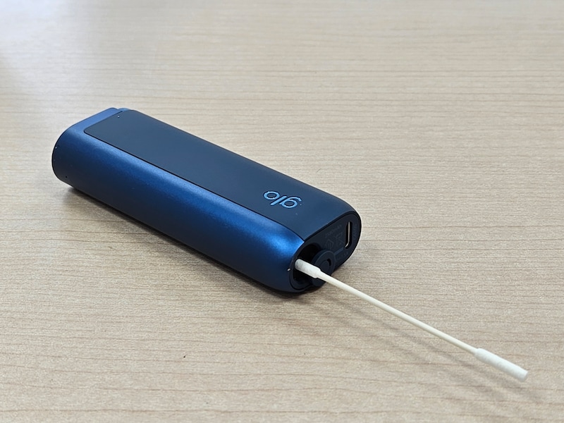 gloデバイスと綿棒