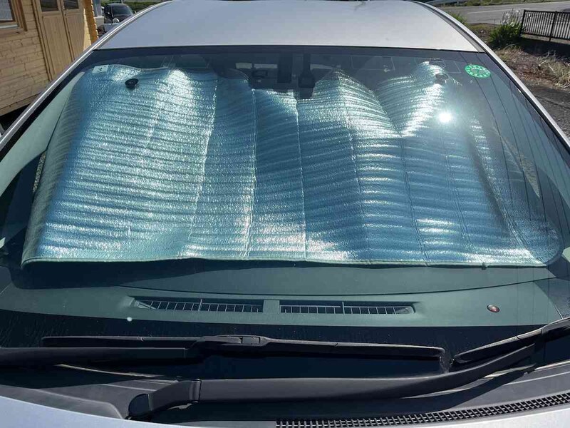 ダイソーの「片面アルミサンシェード（スダンダード）」を使用してみる