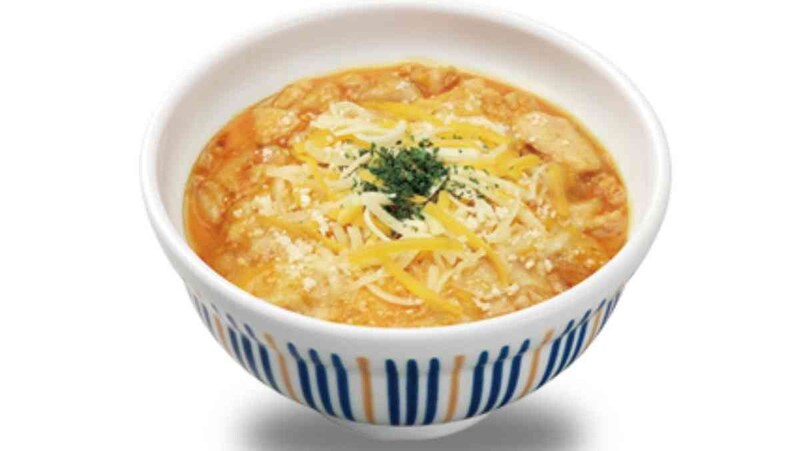 なか卯「チーズ親子丼」