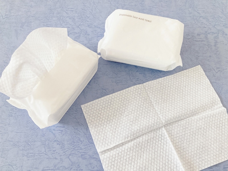 洗顔後は100均の使い捨てタオルを使う人急増！