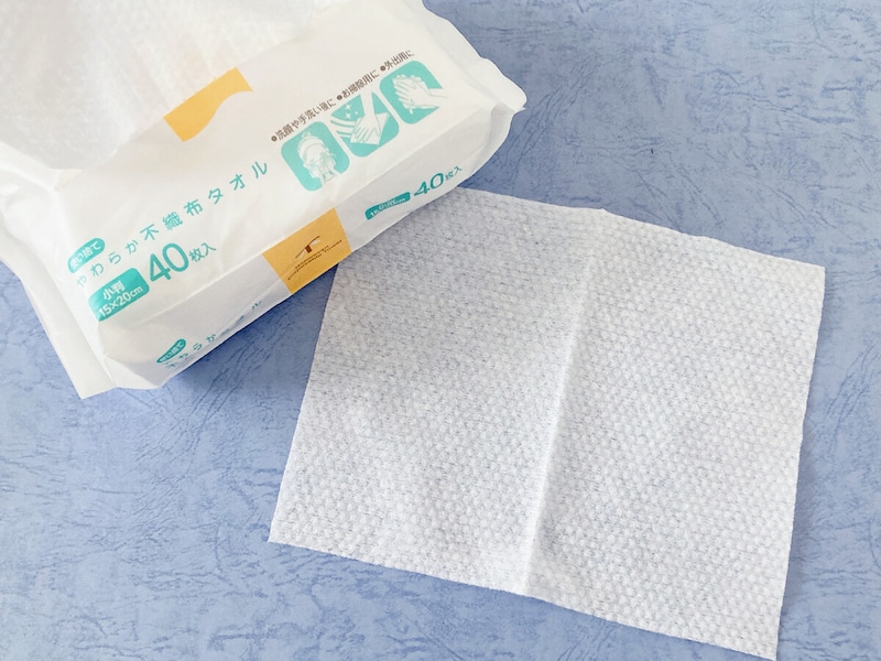 洗顔後は100均の使い捨てタオルを使う人急増！