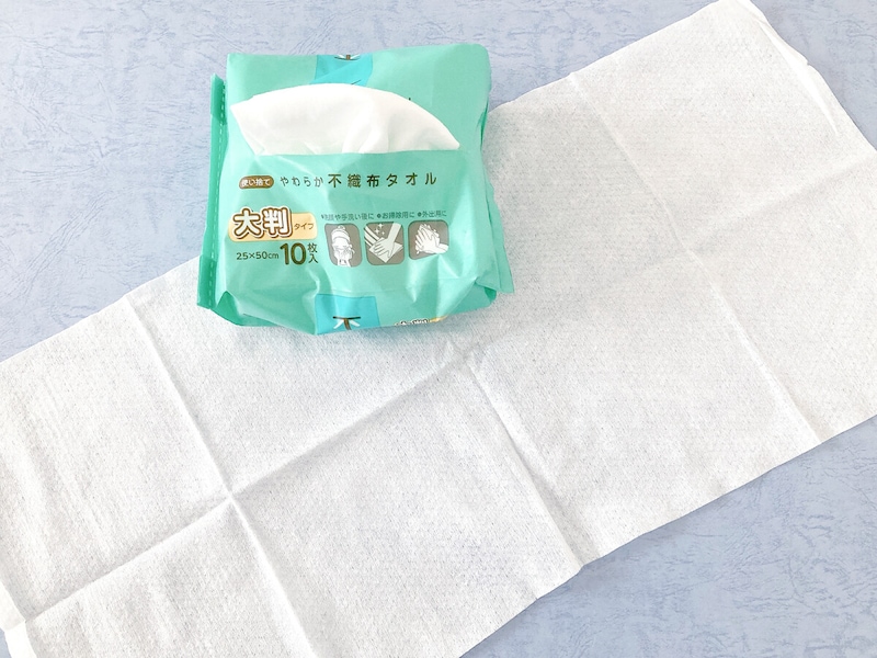 洗顔後は100均の使い捨てタオルを使う人急増！