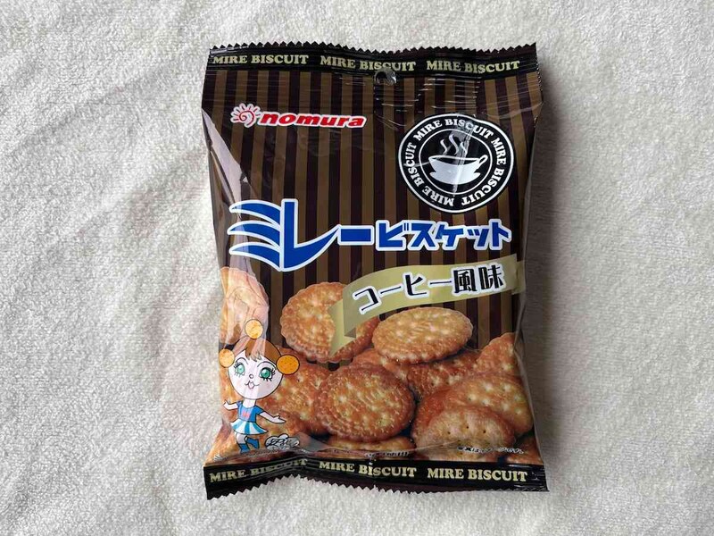 ダイソーで買える「やっぱりまじめミレービスケット コーヒー風味」